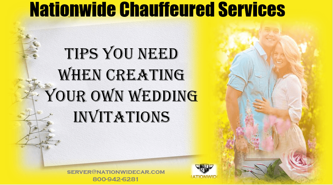 Tips you Need when Creating your own Wedding Invitations