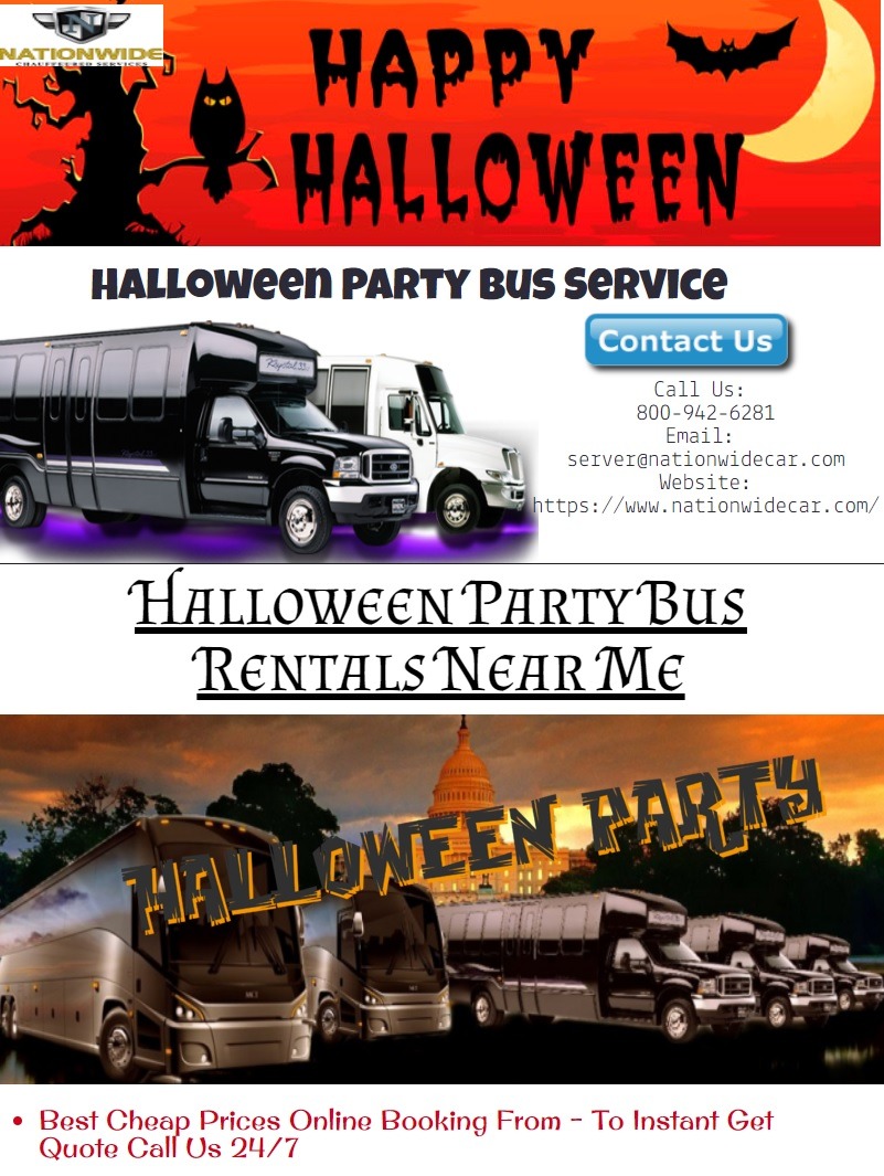Halloween Party Bus Rental - Halloween Party Bus for Halloween