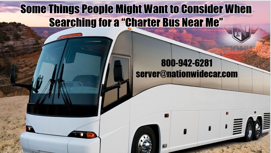 Some Things People Might Want to Consider When Searching for a "Charter Bus Near Me"