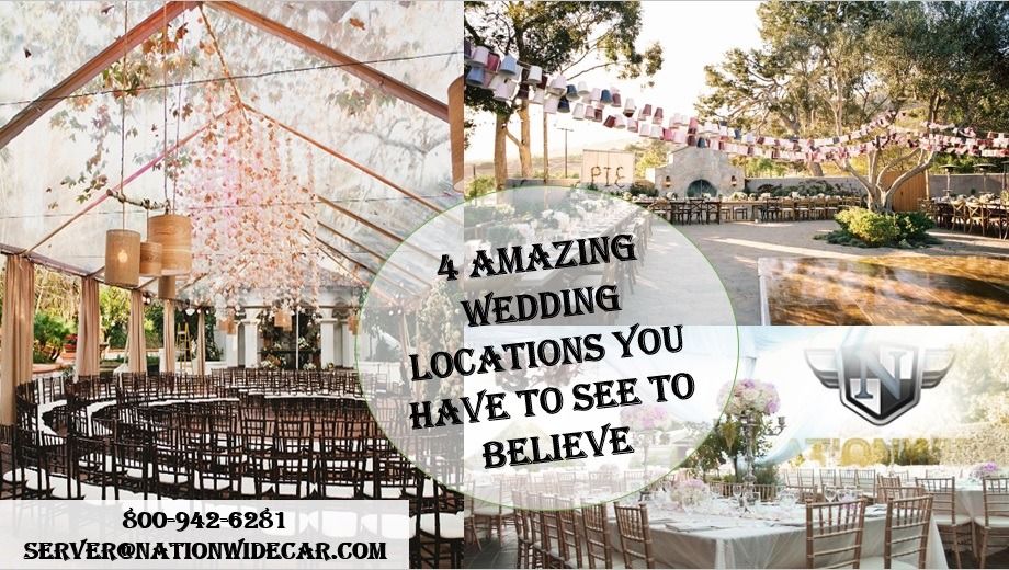4 Amazing Wedding Locations You Have to See to Believe