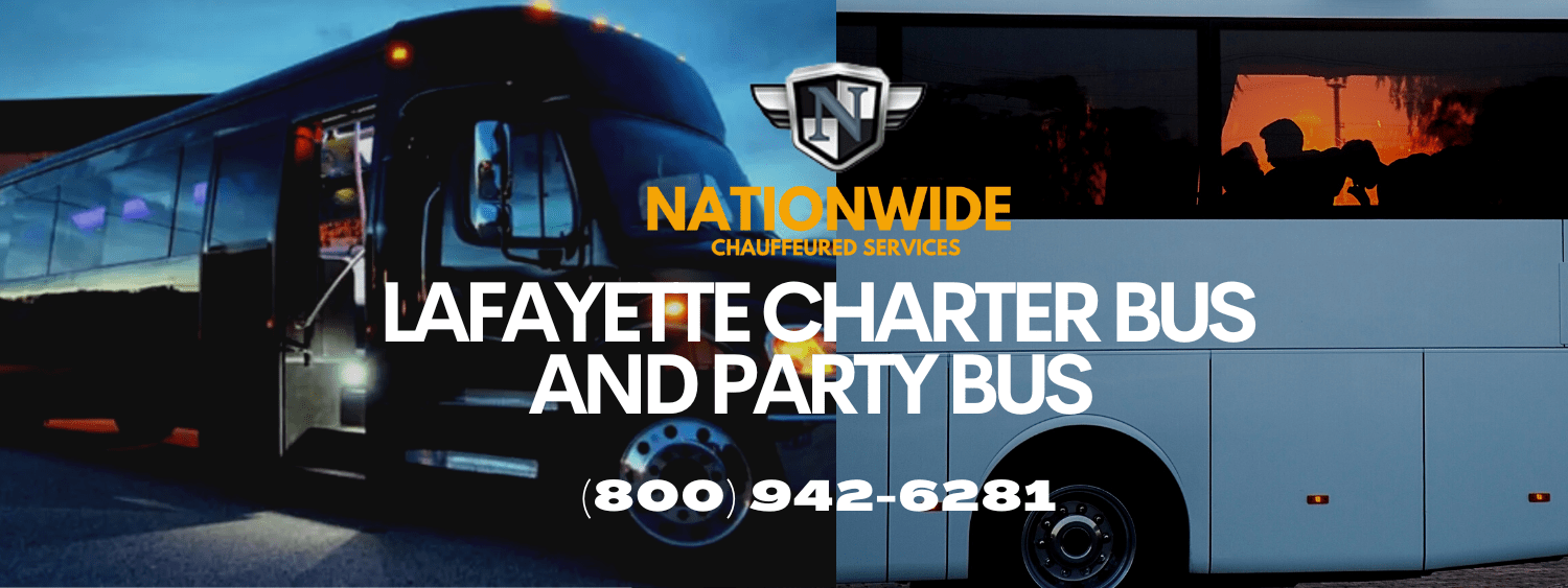 Charter Bus and Party Bus Rentals Lafayette