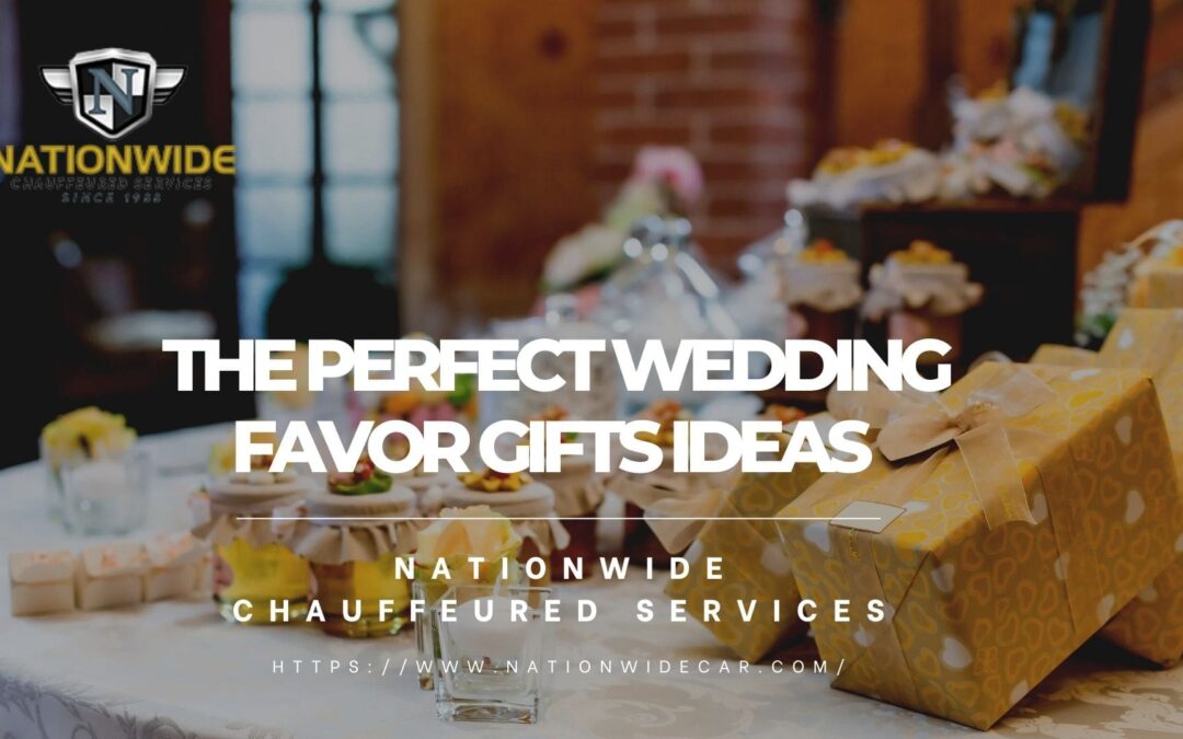 The Perfect Wedding Favor Gifts Ideas