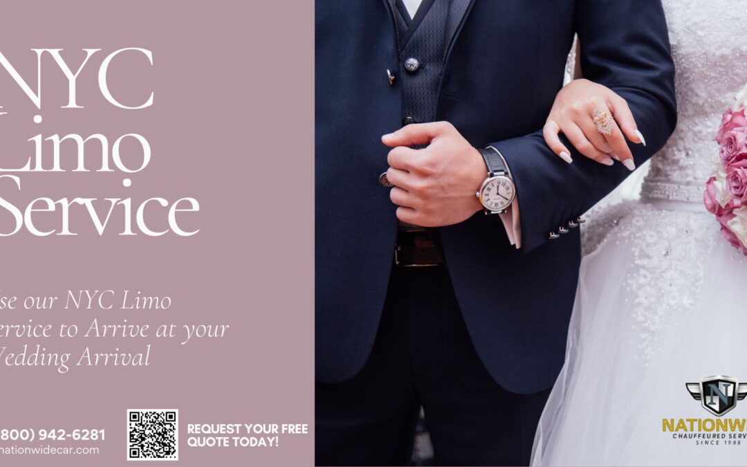 Use our NYC Limo Service to Arrive at your Wedding Arrival