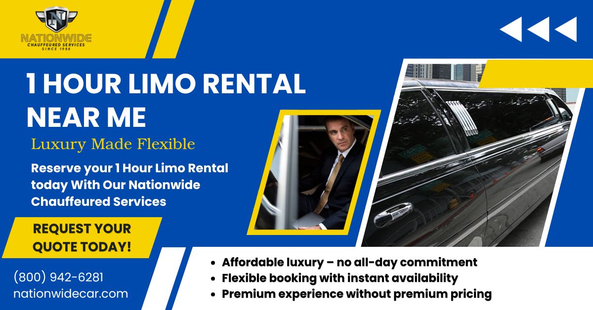 1 Hour Limo Rental - Limo vs. Ride-Sharing