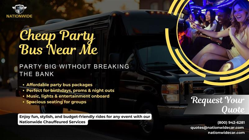 Cheap Party Buses Near Me