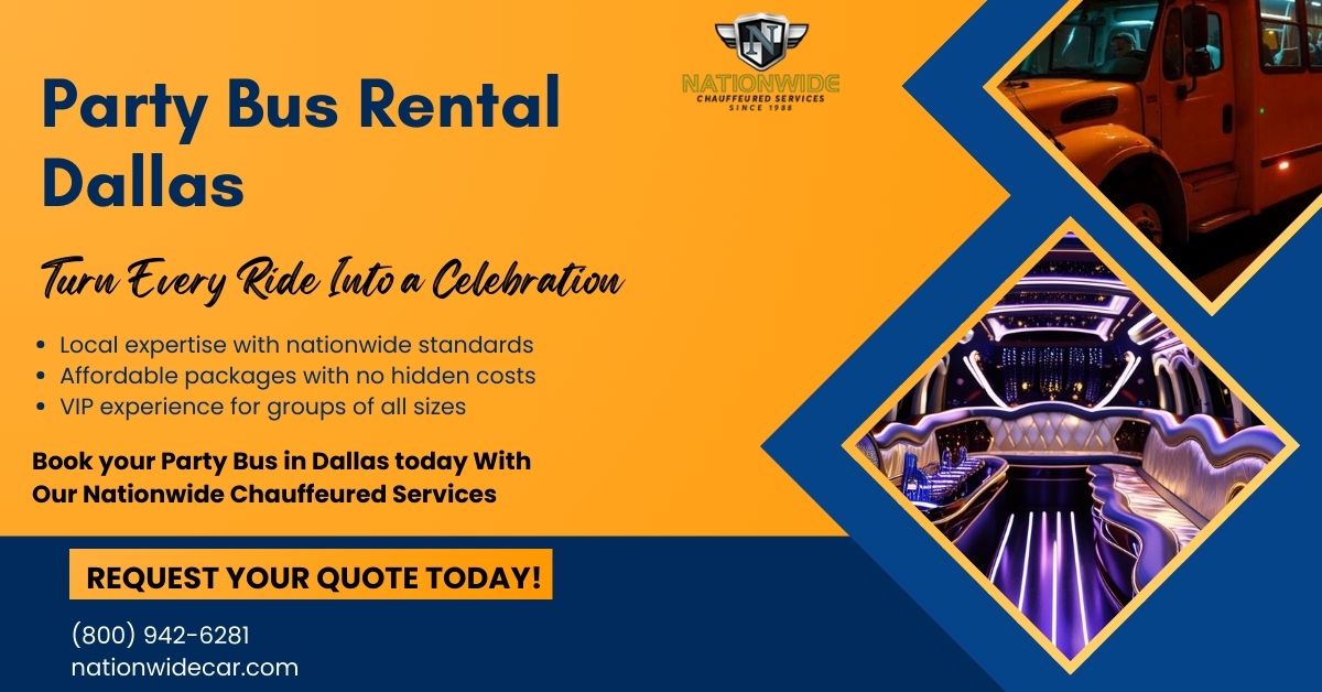 Cheap Party Bus Rental Dallas