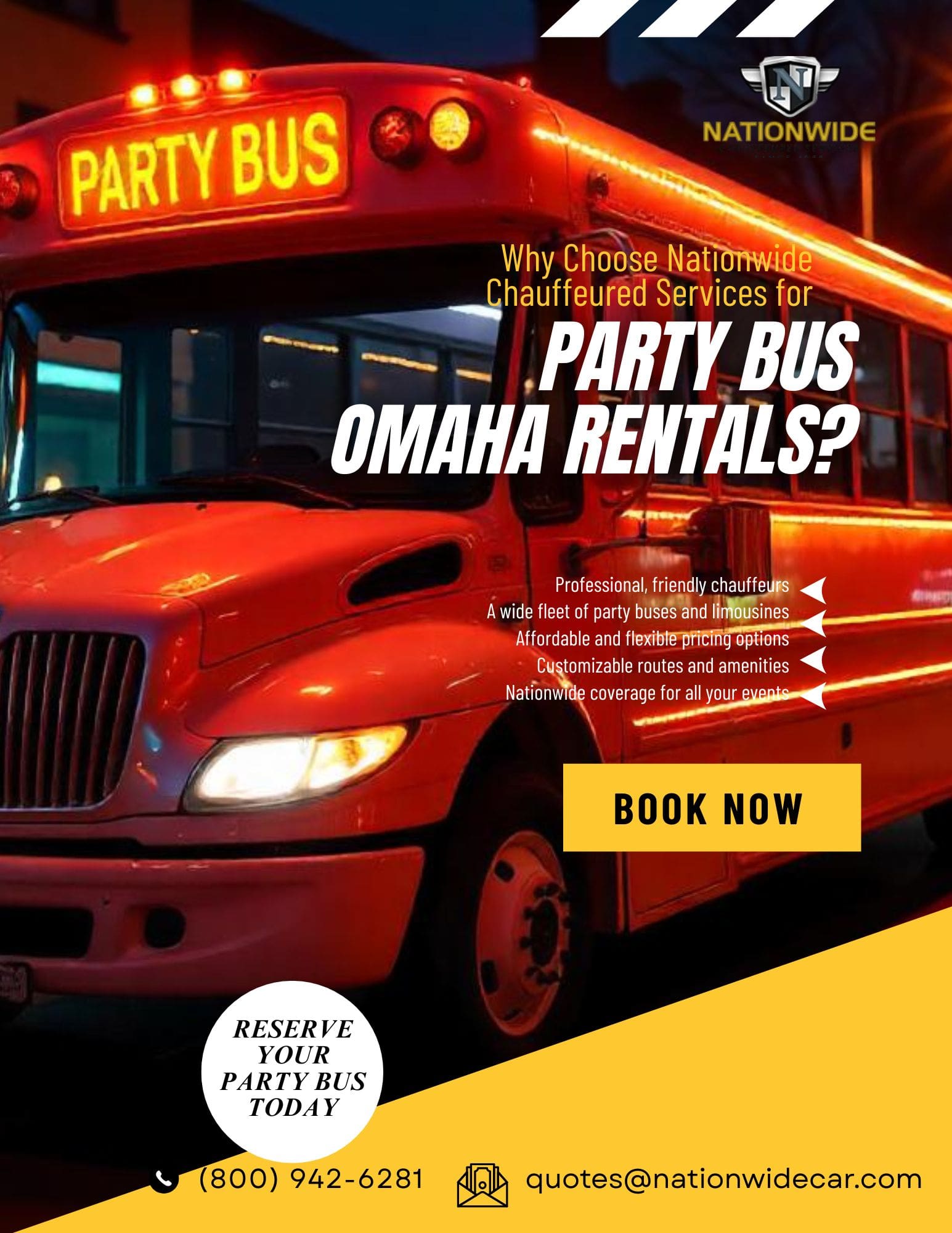 Rent a Party Bus in Omaha for Any Occasion